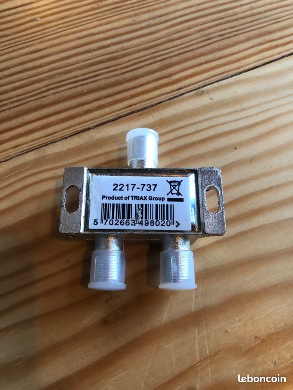 Deboubleur pour canle d’antenne TV câble coaxial fileté (image 2)