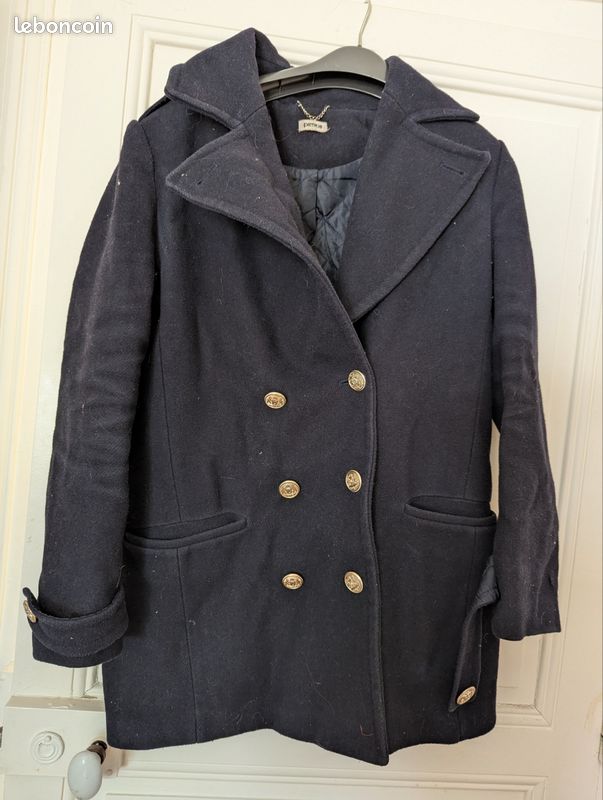 Manteau bleu marine (image 1)