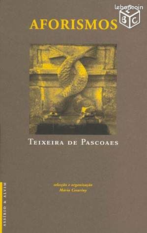 Aforismos, Teixeira de Pascoaes (Portugais) (image 1)