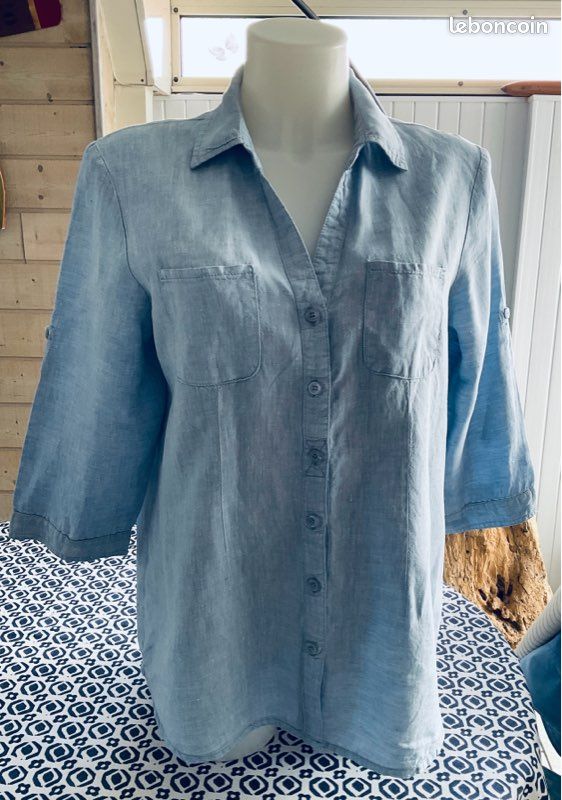 Chemise femme 100% lin Esprit de la Mer Vêtements