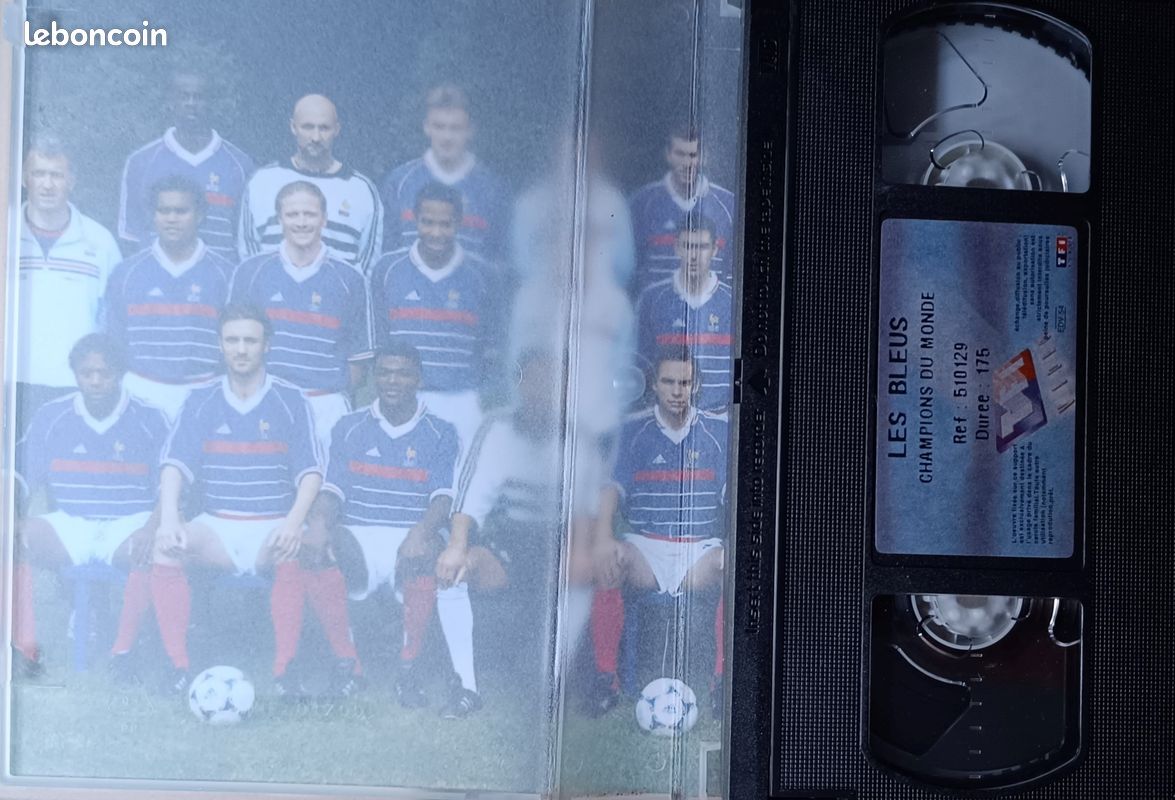 Cassette vidéo VHS Les Bleus Champions Monde 98 (image 3)
