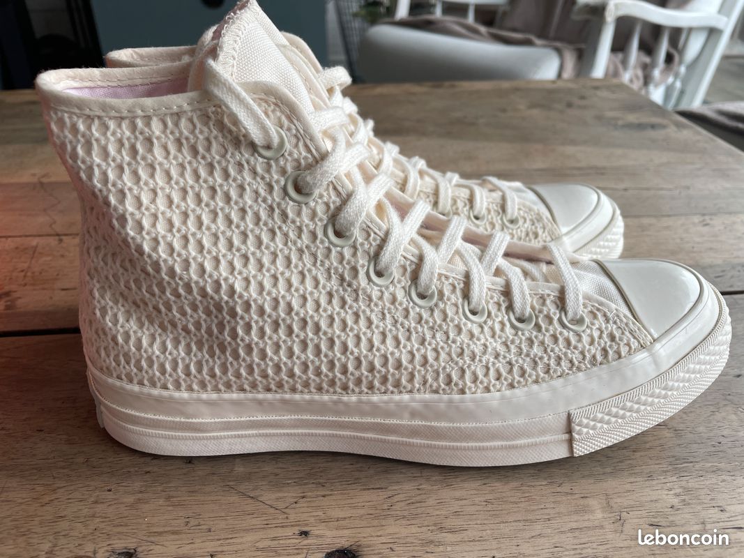 Converse Chuck Taylor Converse Crochet Blanche Chuck 70 Converse