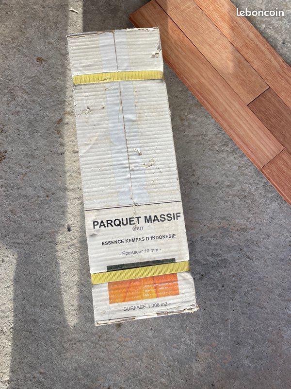 Parquet massif Kempas Indonésie (image 1)
