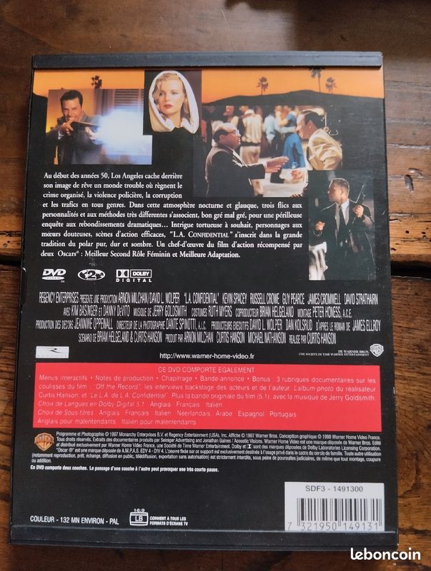 L.A Condidential DvD (image 2)