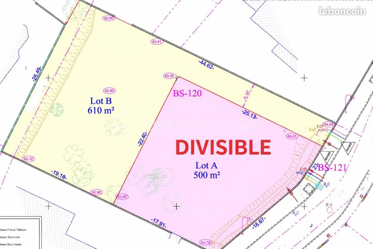 Terrain 600 m² Juvignac · 267 000 €