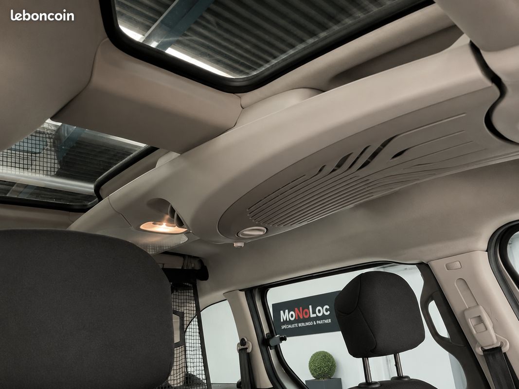 Berlingo 1,6 HDI Shine 120ch - V.Neuf 28.050e - Gtie 12+ - Satisfait/Remboursée pendant 15j - GPS 16/9 Carplay - Toit Panoramique - Régulateur - Caméra/Radar Recul - S.Chauffants - Attache R (image 6)