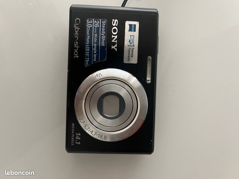 Appareil Photo Sony Cyber-shot DSC-W530, 14.1 MP, Argent, état Fonctionnel