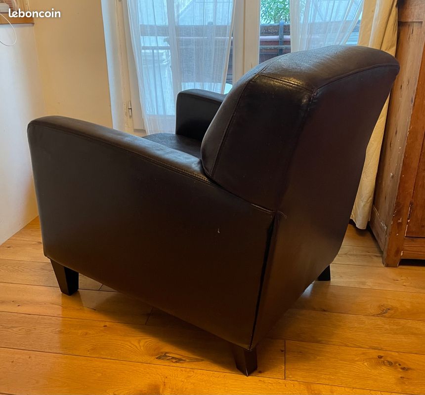 Fauteuil club cuir Ikea (image 3)