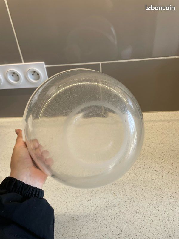 Grand saladier transparent (image 4)
