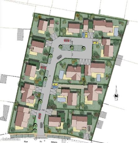Terrain 400 m² Arc-sur-Tille