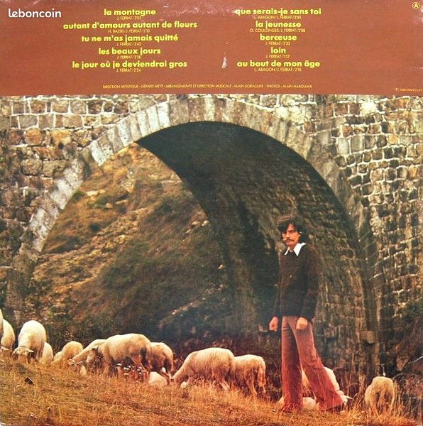 Édith Piaf, Jean Ferrat, Nana Mouskouri, Julien Clerc 5 x Vinyles (image 6)