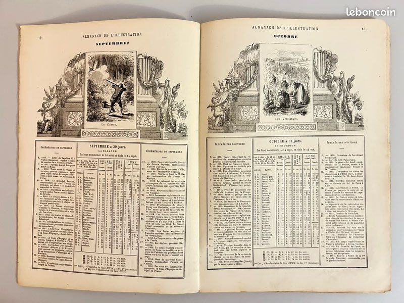 Lot de 9 almanachs L’illustration (image 7)