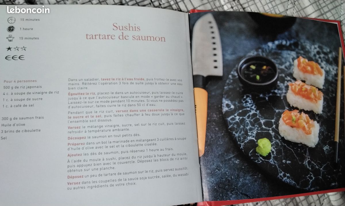 Livre de recettes sushis, makis, gyozas (image 3)