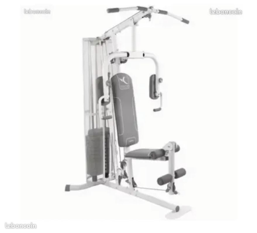 Banc de musculation domyos gris (image 1)
