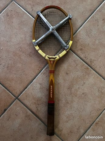 Maxply Dunlop raquette de tennis vintage Avec Sa Presse Ancienne