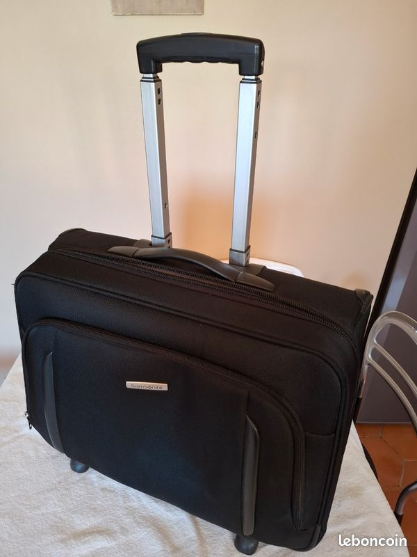 Valise cabine Samsonite noire roues Accessoires Bagagerie