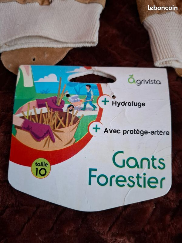 Gant forestier T10 en cuir NF (image 2)