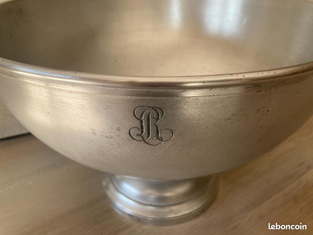 Grand Seau à Champagne Louis Roederer – Anses Têtes De Cheval, étain