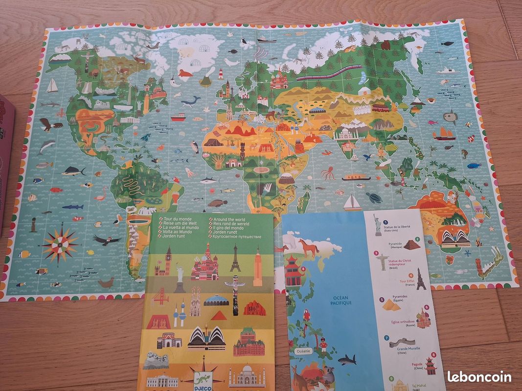 Puzzle d'Observation Tour du Monde 200 pièces (image 3)