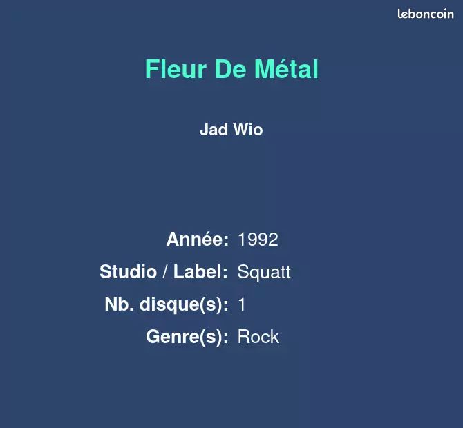 Fleur De Métal - Jad Wio (image 2)