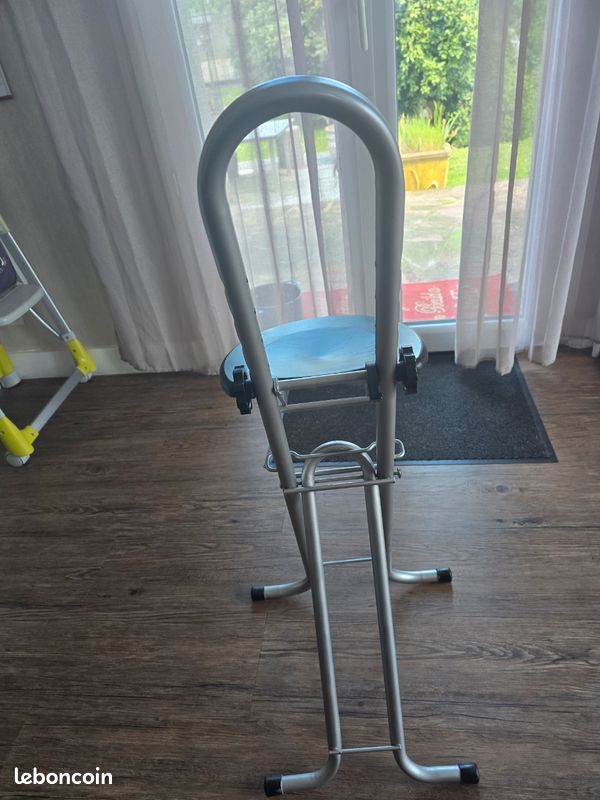Chaise De Repassage Ergonomique HOMYLIN Avec Roulettes - Hauteur Réglable Cactus