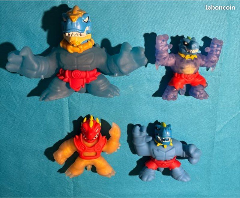 🦸♂️ Figurines Goo Jit Zu – Lot de 4 – Figurines souples et extensibles (image 4)