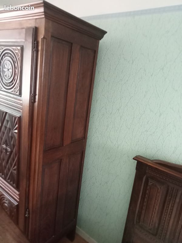 Vend armoire en bois année 1960 (image 3)