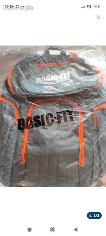 Sac a dos basic fit neuf 34 litres (image 1)
