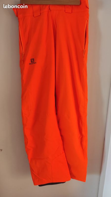 pantalon ski salomon orange Pantalon de ski Salomon homme