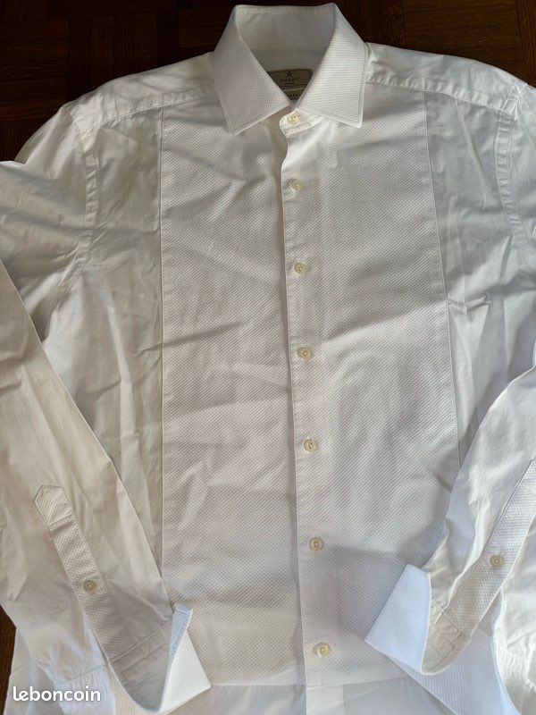Pantalon Hackett Sloane en coton et soie blanc pour homme