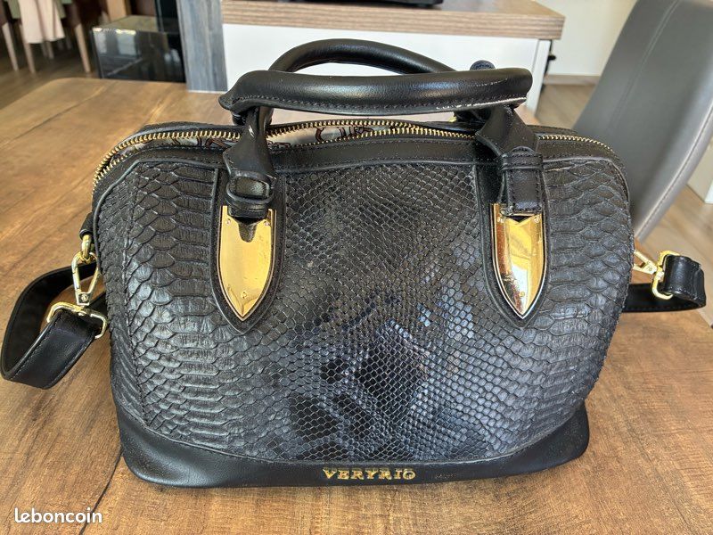 Sac à main VERYRIO imitation crocodile (image 1)