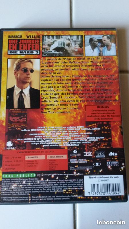 DVD "Une journée en enfer" (image 2)