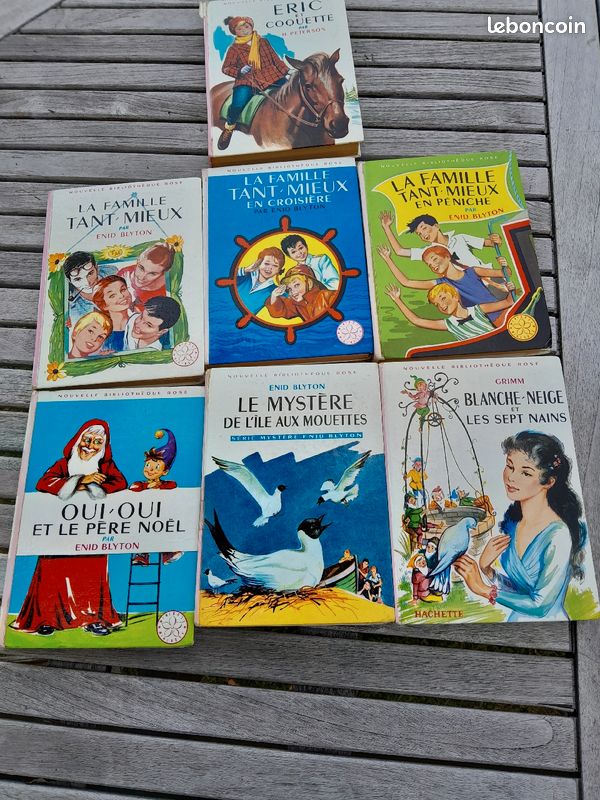 Lot de 7 livres bibliothèque rose (image 1)