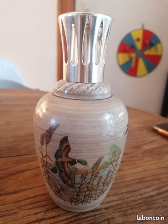 Lampe Berger Céramique Breugnot Modèle N°2 - Vintage, Diffuseur De Parfum - Bon état