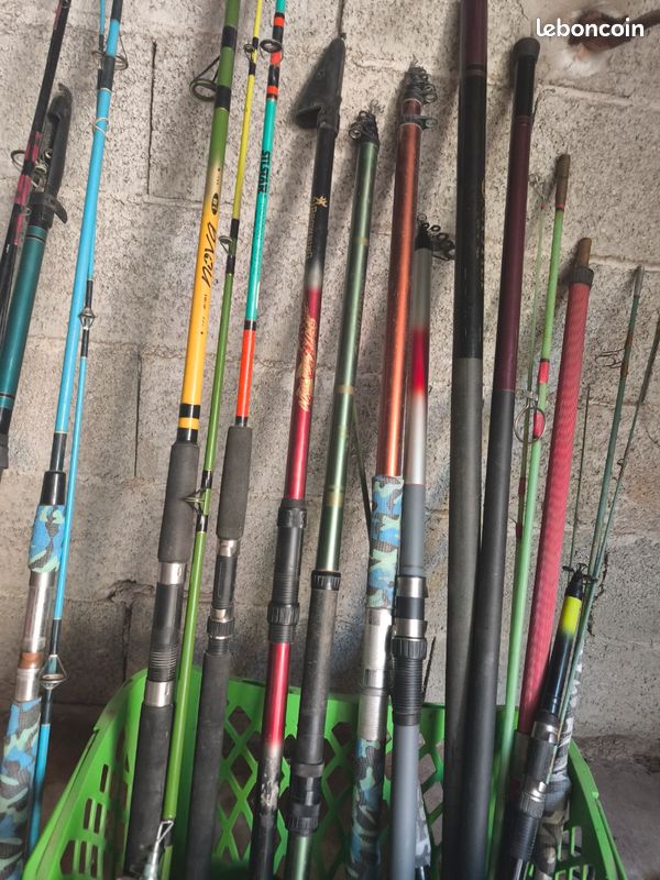 Lot de canne à pêche divers faire offre (image 4)