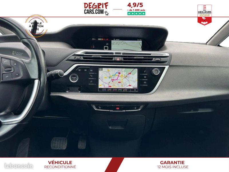 Citroën c4 spacetourer Grand 1.6 BlueHDi 120 EAT6 Shine 7 Places + GARANTIE 12 MOIS (image 14)