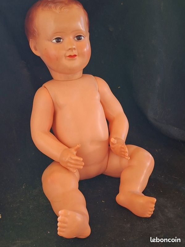 Beau baigneur petitcollin en celluloid 40 cm (image 11)