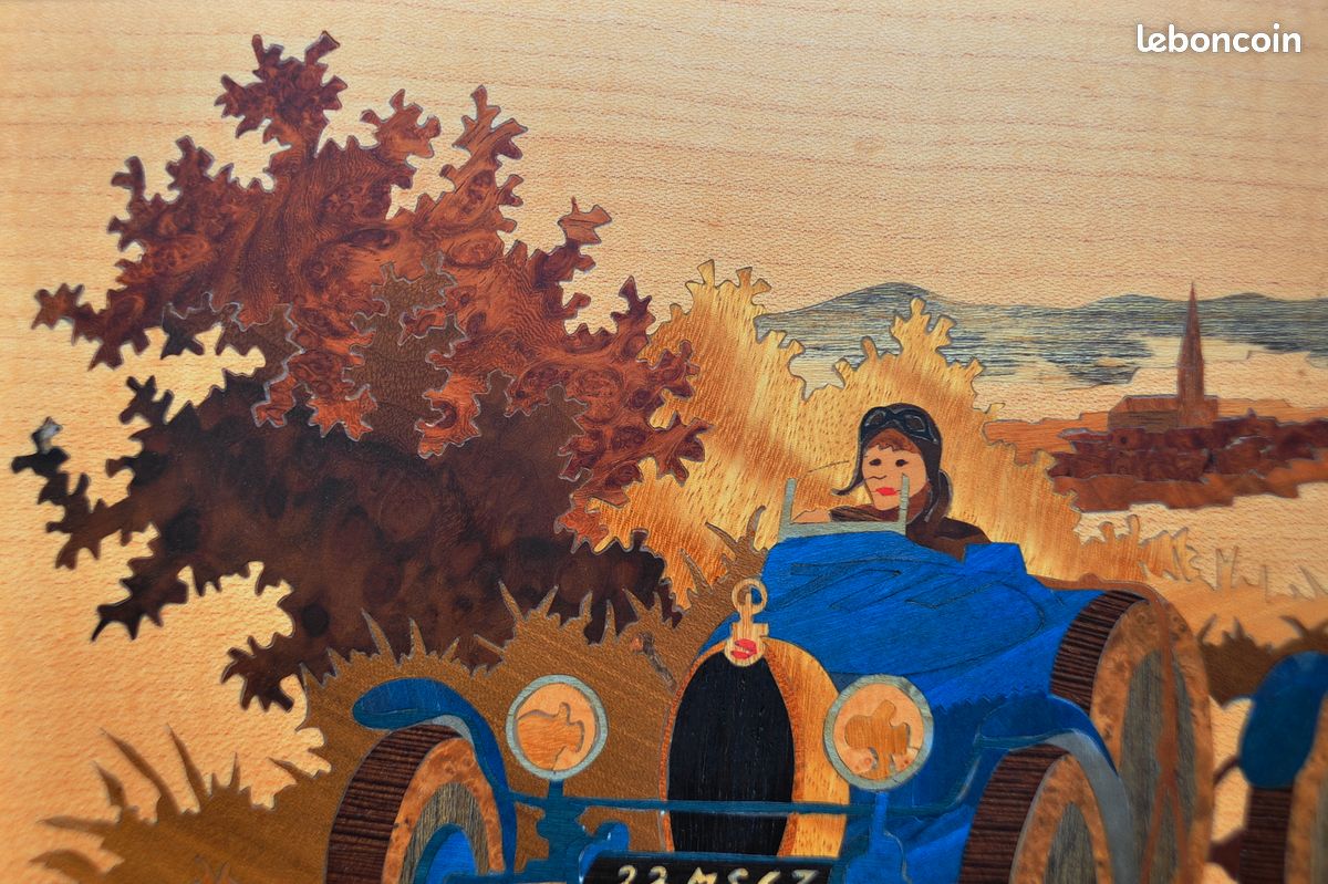Marqueterie d'art de Michel Wagner. BUGATTI 1922 (image 4)