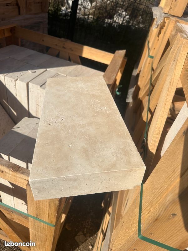 Bordure en travertin premium⁭⁬‍‍⁬​⁯⁠⁢‌‍⁮⁫⁭‍ (image 1)