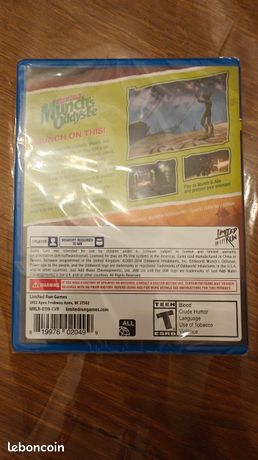 Oddworld Munch Odyssee – Collector PS Vita – Neuf Sous Blister – Limited Run – RARE