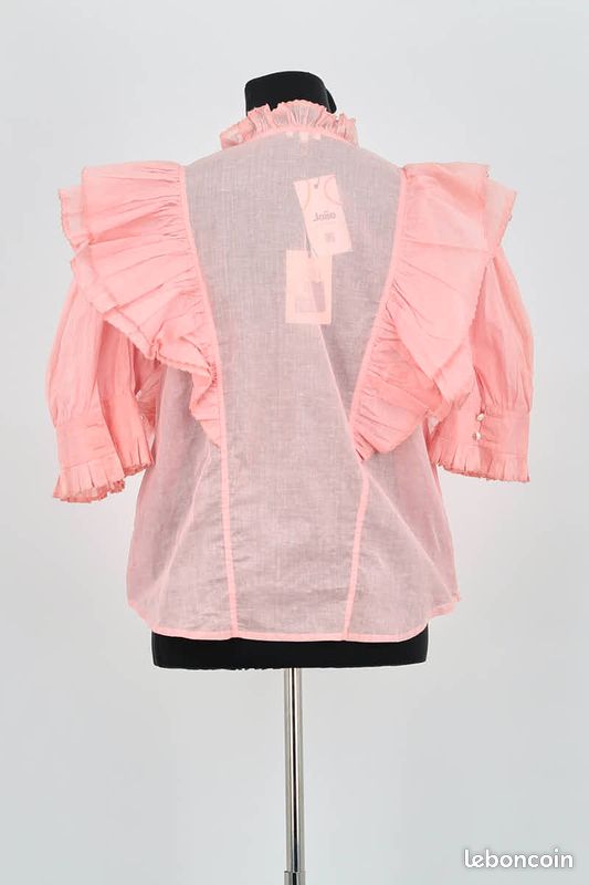 Blouse en coton rose Manoush Vêtements