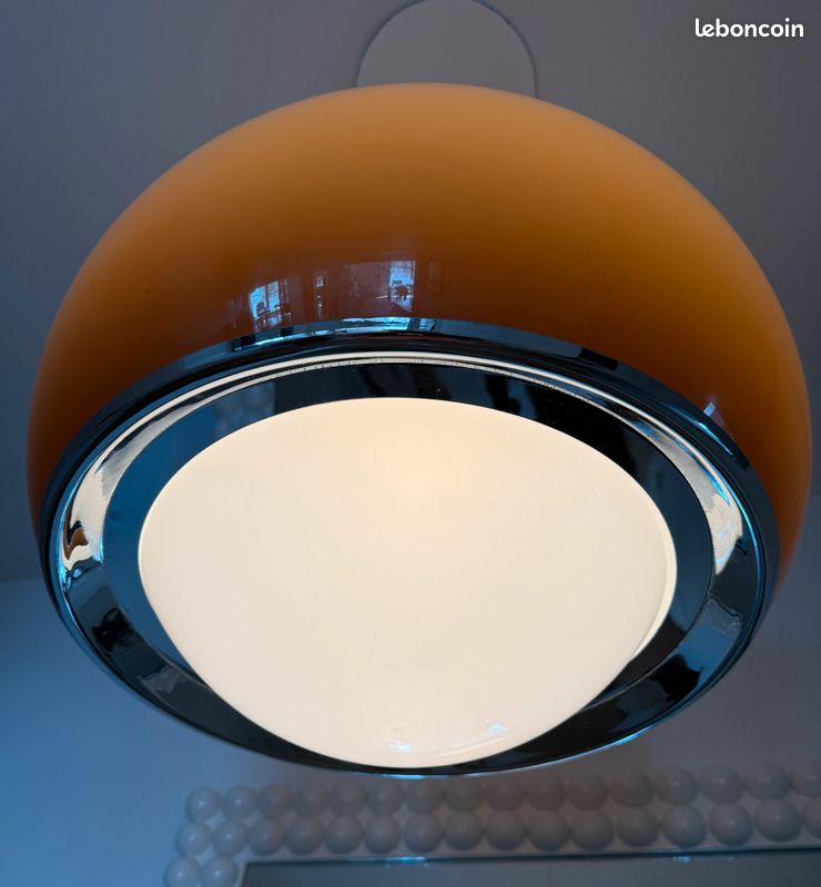 SUSPENSION GUZZINI "BIG BUD" XL Space Age (image 1)