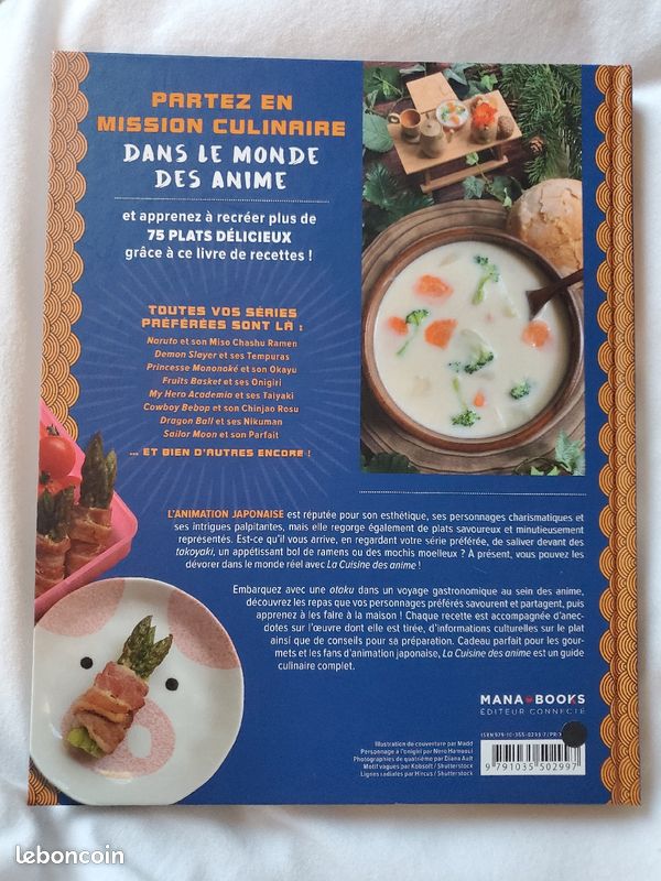 Livre La cuisine des animés (image 2)