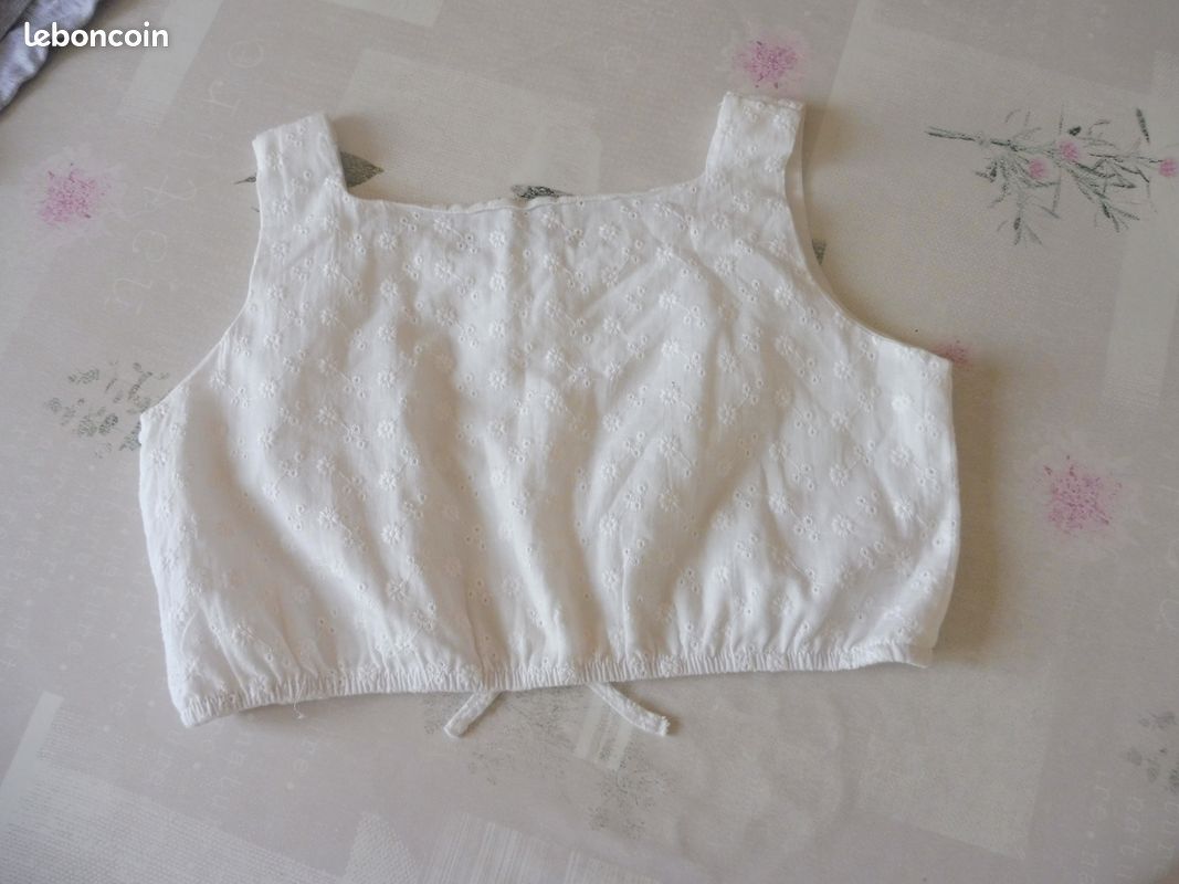 Top court t 10/12 ans coton shein (image 2)