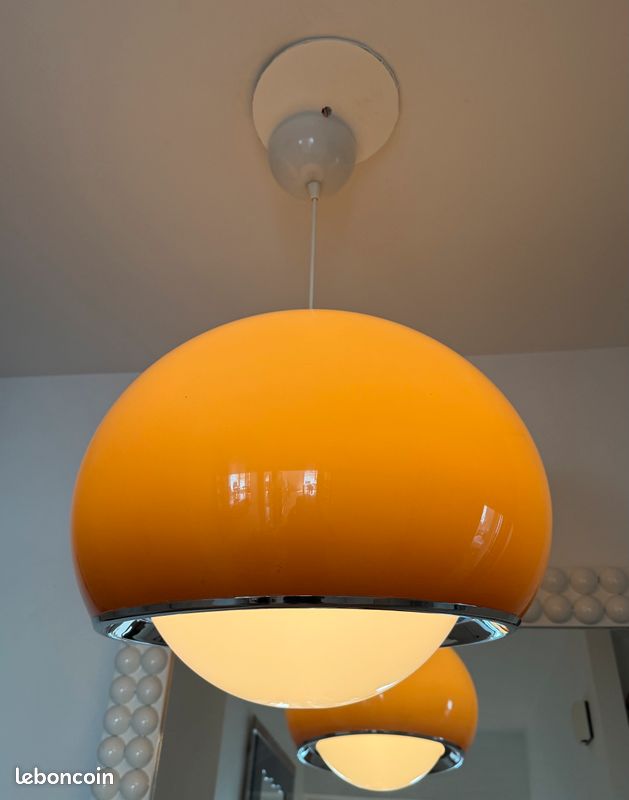 SUSPENSION GUZZINI "BIG BUD" XL Space Age (image 4)
