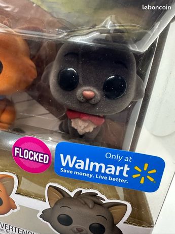 Funko POP! Aristocats: MARIE/TOULOUSE/BERLIOZ FLOCKED 3pk Walmart Exclusive New