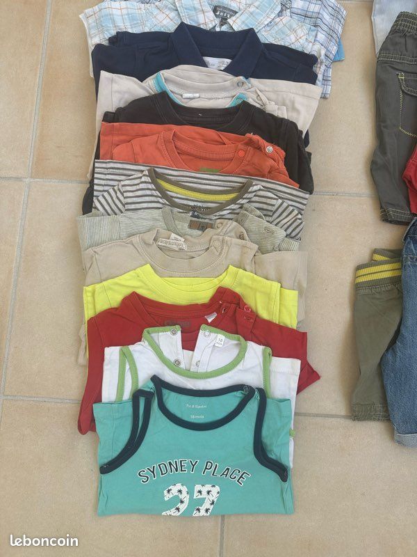 Lot bébé 18 mois été garçon (image 2)