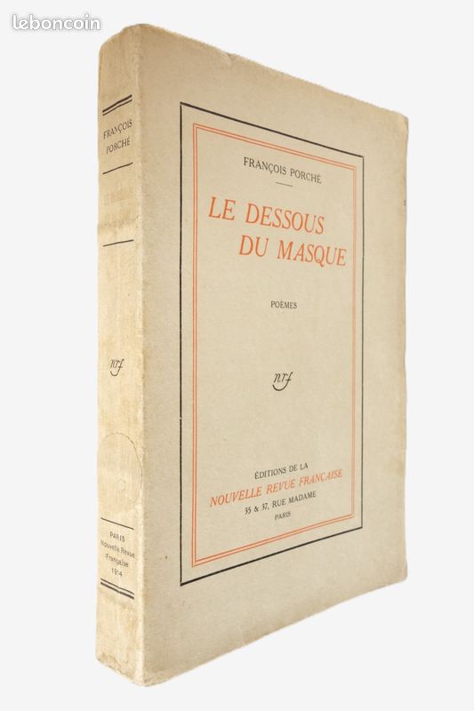 Le dessous du masque - François Porché - Nouvelle Revue Française 1914 (image 1)