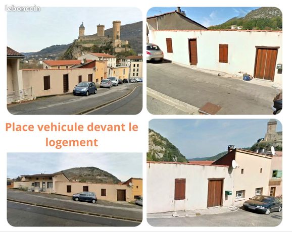 Grand logement 2chambres meublé centre Foix