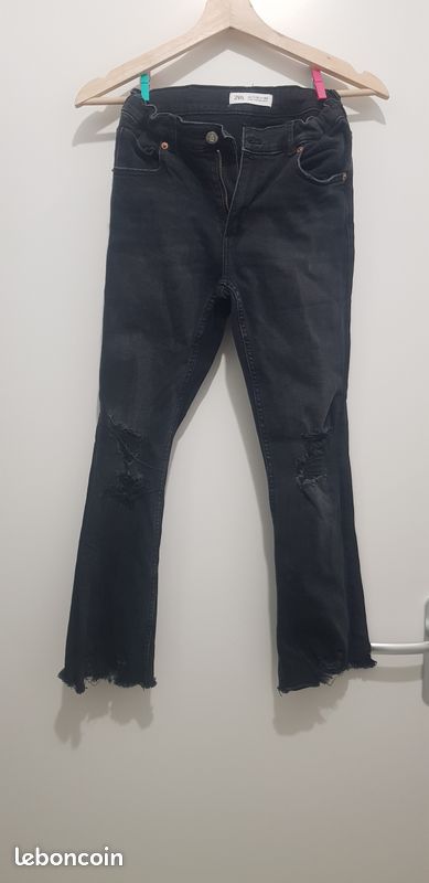 Vend Jean noir pour fille Zara 11 12 ans (image 2)